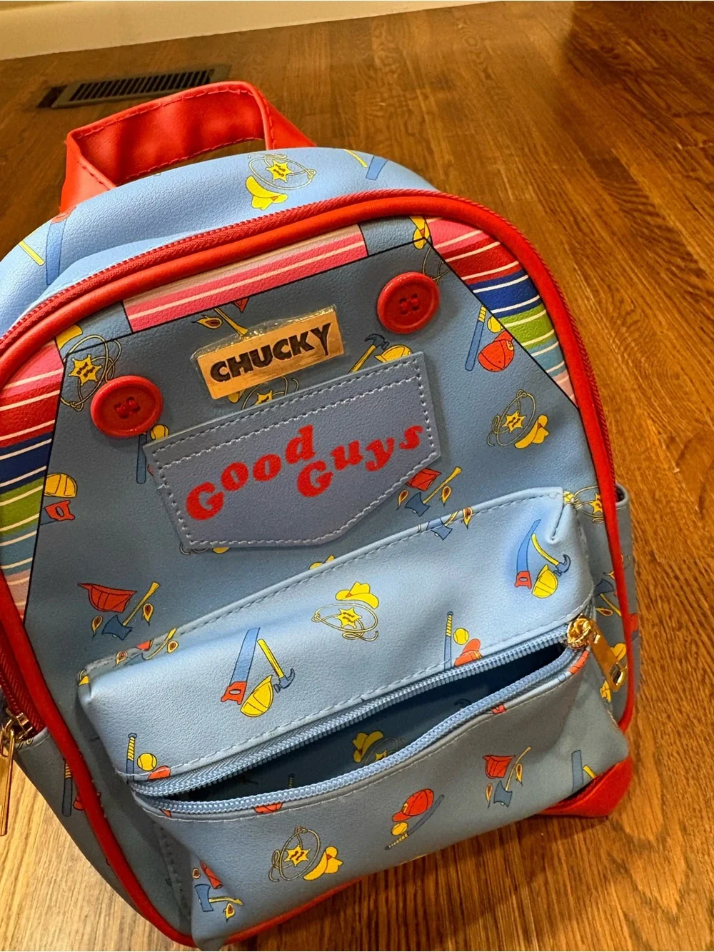 New Child's Play Chucky Good Guys Mini Backpack